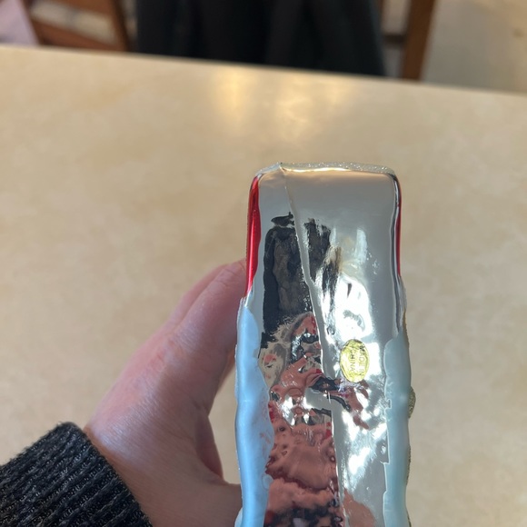 Yankee Candle Snowman Blown Glass Ornanent Christmas 2004 - Picture 3 of 5